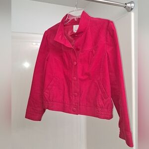 Halogen Women's Red Corduroy Jacket